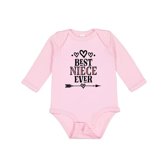 Inktastic Best Niece Ever from Aunt Girls Long Sleeve Baby Bodysuit