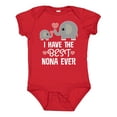 thumbnail image 1 of Inktastic Best Nona Ever Grandchild Boys or Girls Baby Bodysuit, 1 of 5