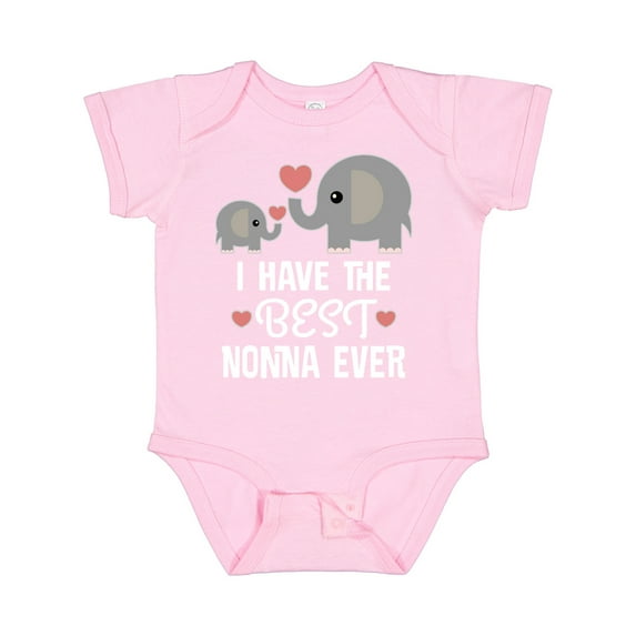 Inktastic Best Nonna Ever Grandchild Boys or Girls Baby Bodysuit