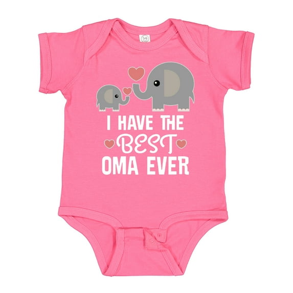 Inktastic Best Oma Ever Grandchild Boys or Girls Baby Bodysuit