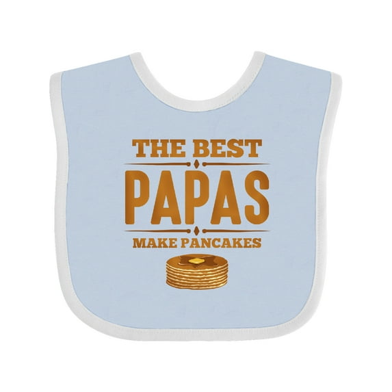 Inktastic Best Papas Make Pancakes Boys Baby Bib