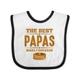 thumbnail image 1 of Inktastic Best Papas Make Pancakes Boys Baby Bib, 1 of 4