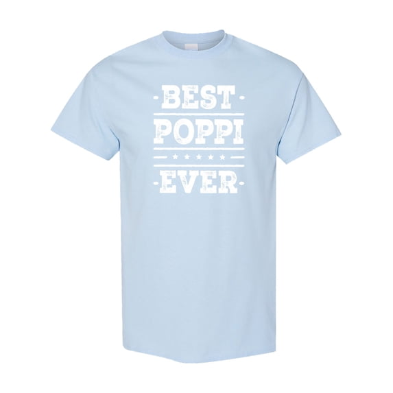 Inktastic Best Poppi Ever Fathers Day Grandpa T-Shirt