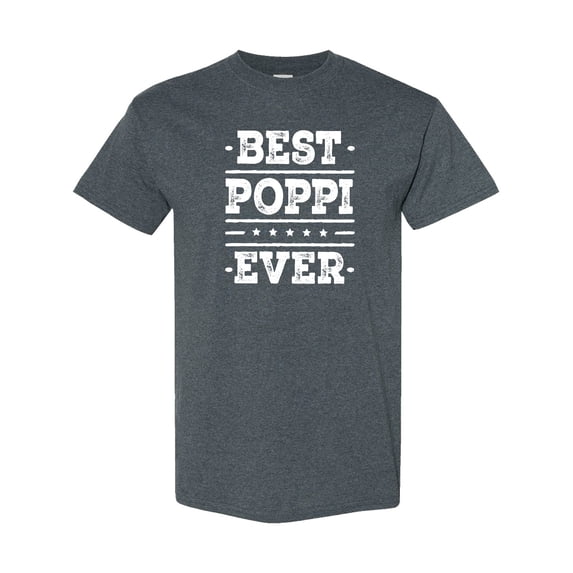 Inktastic Best Poppi Ever Fathers Day Grandpa T-Shirt