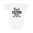 thumbnail image 1 of Inktastic Best Sister Ever Gift Girls Baby Bodysuit, 1 of 5