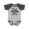 thumbnail image 1 of Inktastic Best Sister Ever Gift Girls Baby Bodysuit, 1 of 5