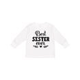 thumbnail image 1 of Inktastic Best Sister Ever Gift Girls Long Sleeve Toddler T-Shirt, 1 of 5