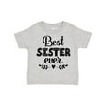 thumbnail image 1 of Inktastic Best Sister Ever Girls Toddler T-Shirt, 1 of 5