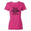 thumbnail image 1 of Inktastic Best Sister Ever Gift Women's T-Shirt, 1 of 5