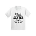 thumbnail image 1 of Inktastic Best Sister Ever Youth T-Shirt, 1 of 5