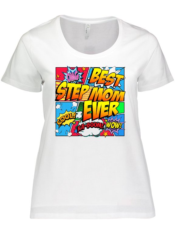 Best Step Mom Ever Women's Plus Size T-Shirt