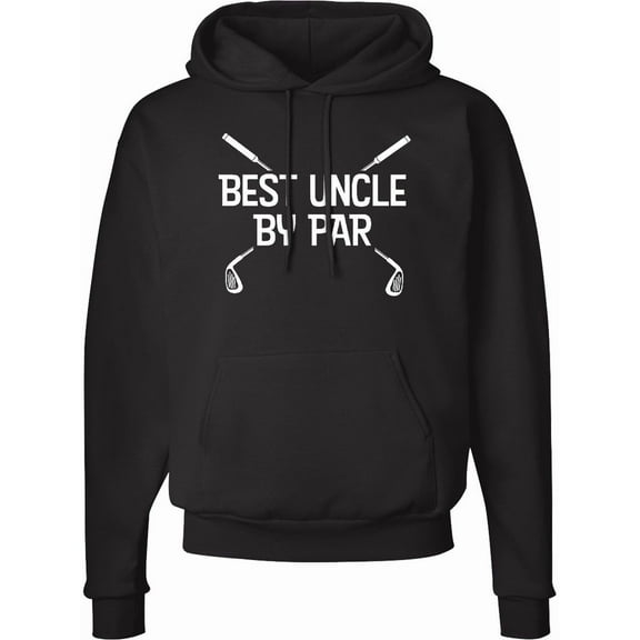 Inktastic Best Uncle by Par Adult Hoodie Sweatshirt