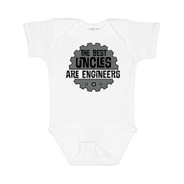Inktastic Best Uncles Are Engineers Boys or Girls Baby Bodysuit