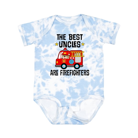 Inktastic Best Uncles Are Firefighters Boys or Girls Baby Bodysuit