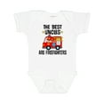 thumbnail image 1 of Inktastic Best Uncles Are Firefighters Boys or Girls Baby Bodysuit, 1 of 5