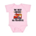 thumbnail image 1 of Inktastic Best Uncles Are Firefighters Boys or Girls Baby Bodysuit, 1 of 5
