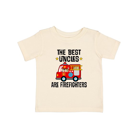 Inktastic Best Uncles Are Firefighters Boys or Girls Baby T-Shirt