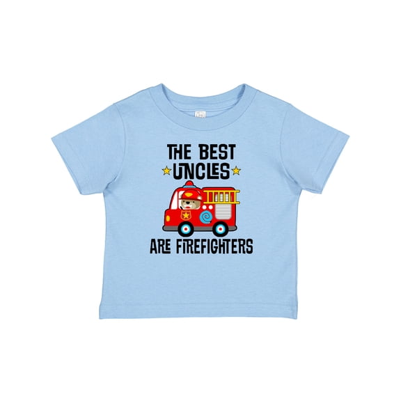 Inktastic Best Uncles Are Firefighters Boys or Girls Baby T-Shirt