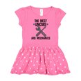 thumbnail image 1 of Inktastic Best Uncles Are Mechanics Gift Baby Girl Dress, 1 of 4