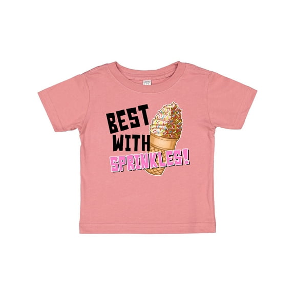 Inktastic Best with Sprinkles Ice Cream Twist Cone Boys or Girls Baby T-Shirt