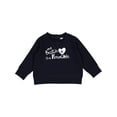 thumbnail image 1 of Inktastic Bestie Frenchie Baby Sweatshirt, 1 of 4