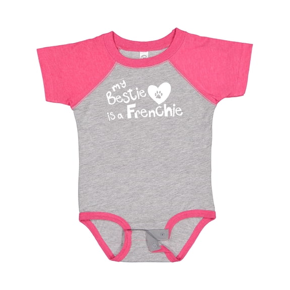 Inktastic Bestie Frenchie Boys or Girls Baby Bodysuit