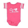 thumbnail image 1 of Inktastic Bestie Frenchie Boys or Girls Baby Bodysuit, 1 of 5