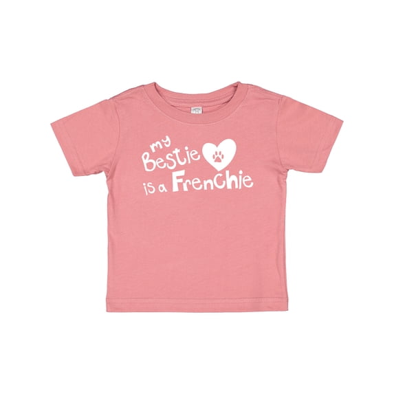 Inktastic Bestie Frenchie Boys or Girls Baby T-Shirt
