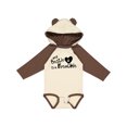 thumbnail image 1 of Inktastic Bestie Frenchie Boys or Girls Long Sleeve Baby Bodysuit, 1 of 5