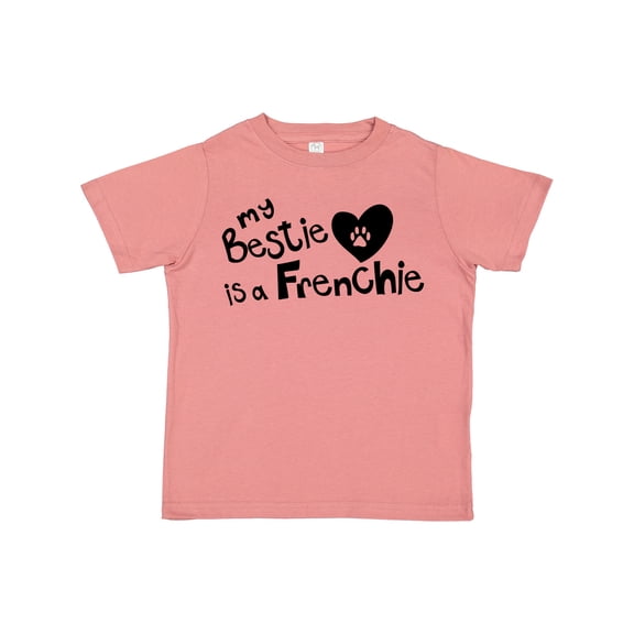 Inktastic Bestie Frenchie Boys or Girls Toddler T-Shirt