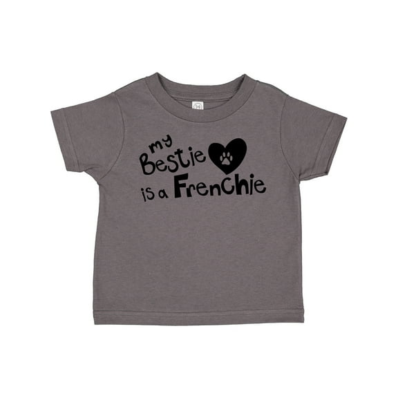 Inktastic Bestie Frenchie Boys or Girls Toddler T-Shirt