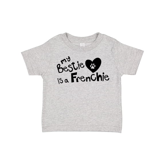 Inktastic Bestie Frenchie Boys or Girls Toddler T-Shirt