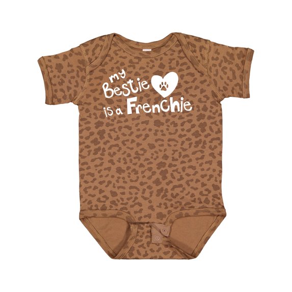Inktastic Bestie Frenchie Gift Baby Boy or Baby Girl Bodysuit
