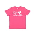 thumbnail image 1 of Inktastic Bestie Frenchie Youth T-Shirt, 1 of 5