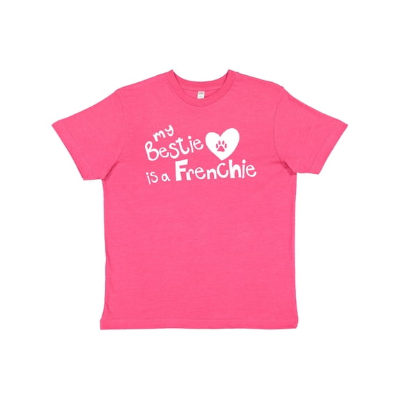 Inktastic Bestie Frenchie Youth T-Shirt