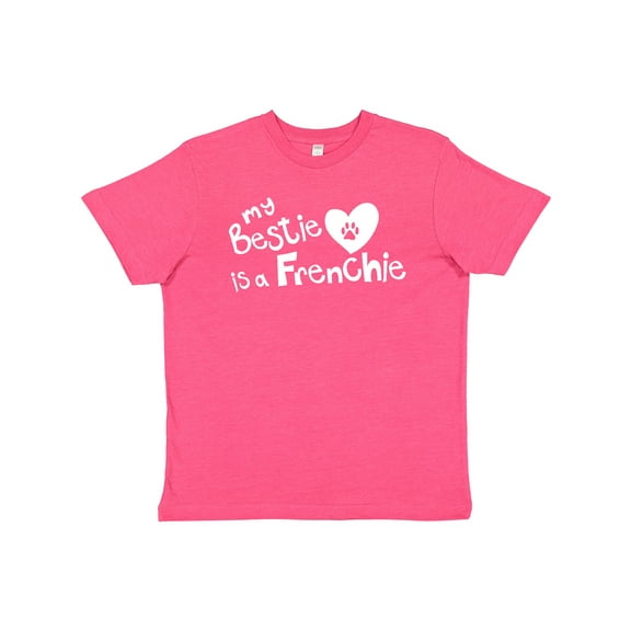 Inktastic Bestie Frenchie Youth T-Shirt
