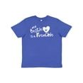 thumbnail image 1 of Inktastic Bestie Frenchie Youth T-Shirt, 1 of 5