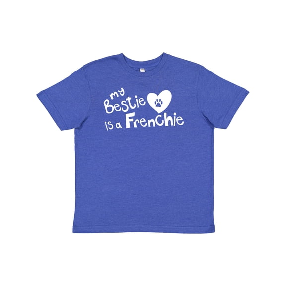 Inktastic Bestie Frenchie Youth T-Shirt