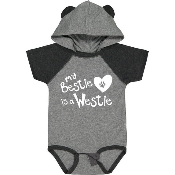 Inktastic Bestie Westie Boys or Girls Baby Bodysuit