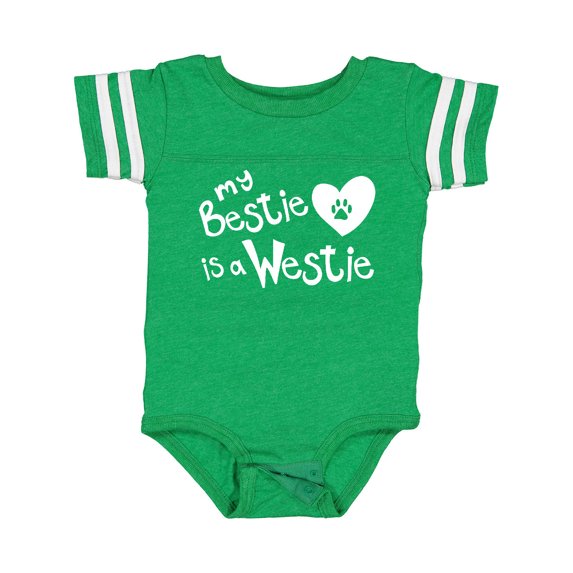 Inktastic Bestie Westie Boys or Girls Baby Bodysuit