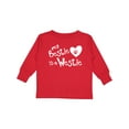 thumbnail image 1 of Inktastic Bestie Westie Boys or Girls Long Sleeve Toddler T-Shirt, 1 of 5