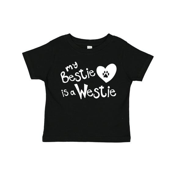 Inktastic Bestie Westie Boys or Girls Toddler T-Shirt