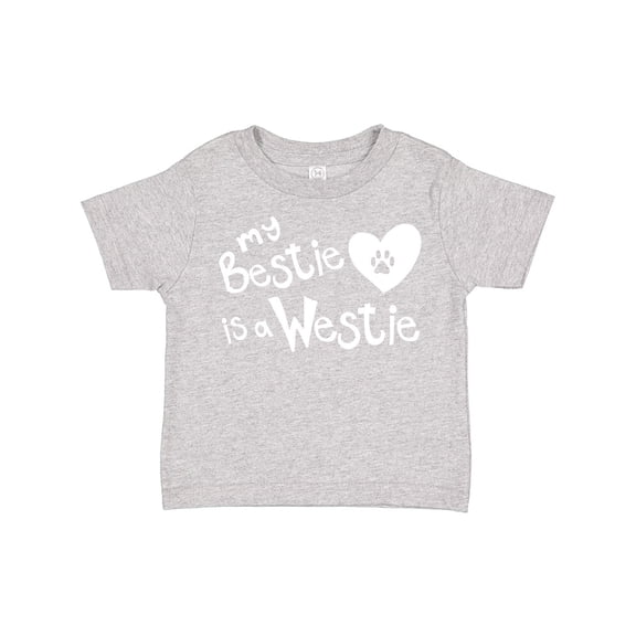 Inktastic Bestie Westie Boys or Girls Toddler T-Shirt