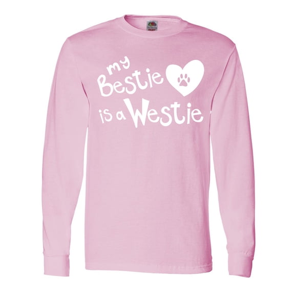 Inktastic Bestie Westie Long Sleeve T-Shirt