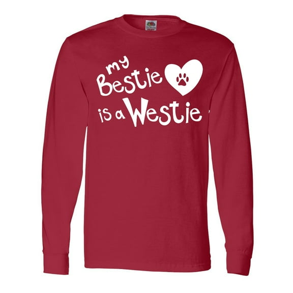 Inktastic Bestie Westie Long Sleeve T-Shirt