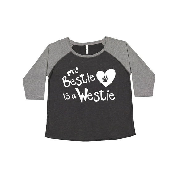 Inktastic Bestie Westie Women's Plus Size T-Shirt