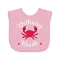thumbnail image 1 of Inktastic Bethany Beach Delaware Boys or Girls Baby Bib, 1 of 4