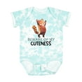 thumbnail image 1 of Inktastic Beware of My Cuteness Cute Red Panda Boys or Girls Baby Bodysuit, 1 of 5
