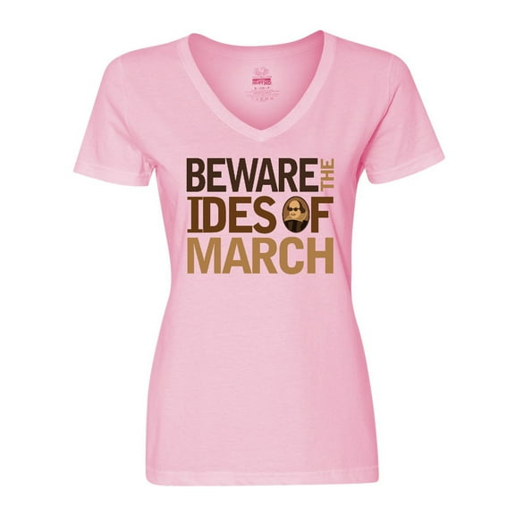Inktastic Beware the Ides of March Women's V-Neck T-Shirt