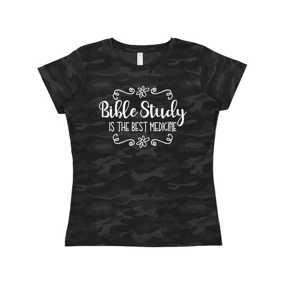 Inktastic Bible Study Best Medicine WHT Women's T-Shirt